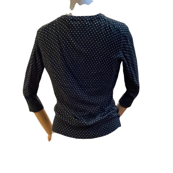 Banana Republic Cardigan, Cotton Silk, Polka Dot, See size description - Picture 2 of 8